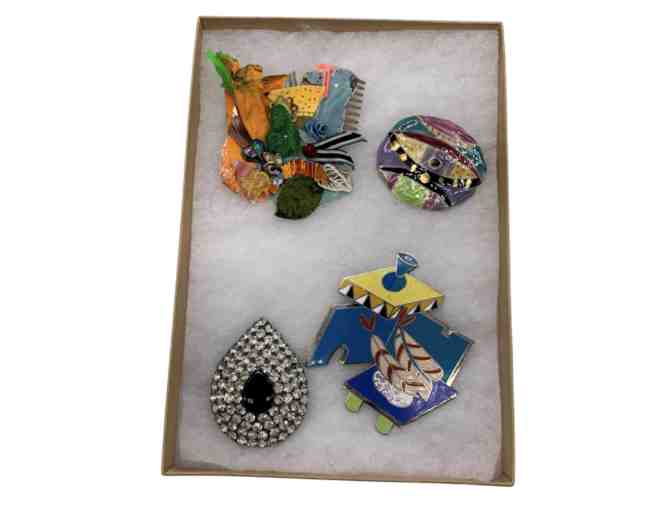 Lot of Four Brooches/Pins