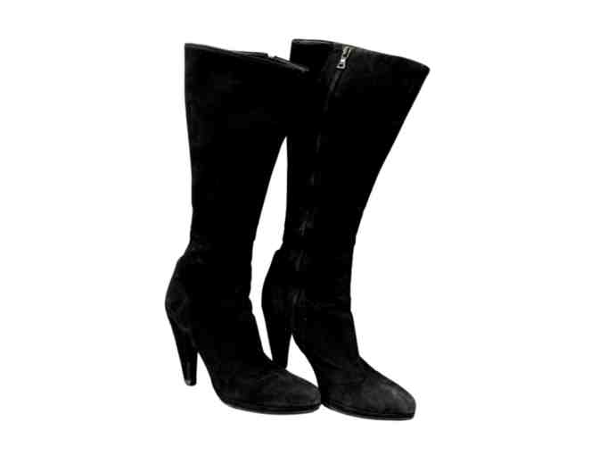 Women's Suede Prada Boots, Size 41