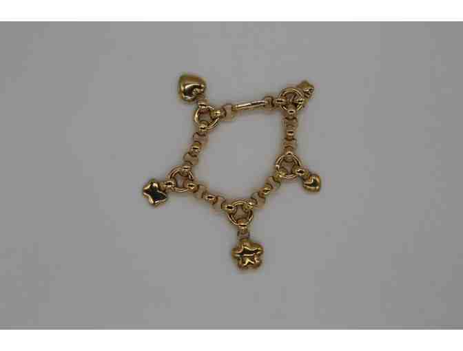 Laura Lombardi Gold-Plated 'Fiorella Charm Bracelet'