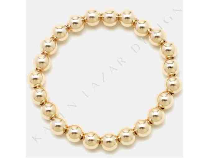 2 Gold Filled Beaded Bracelet by Karen Lazar Design