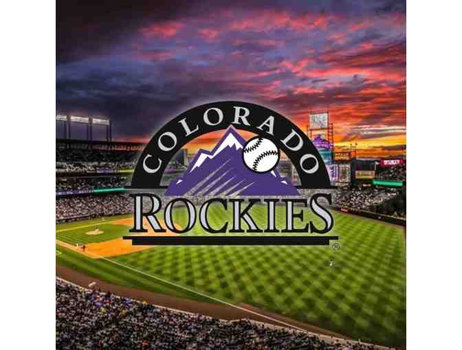Two Rockies Game Tickets Behind Home Plate - Photo 1