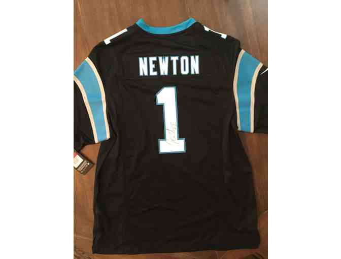 Cam Newton Autographed Jersey WOW!!!