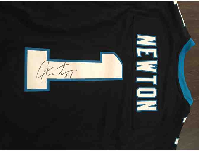 Cam Newton Autographed Jersey WOW!!!