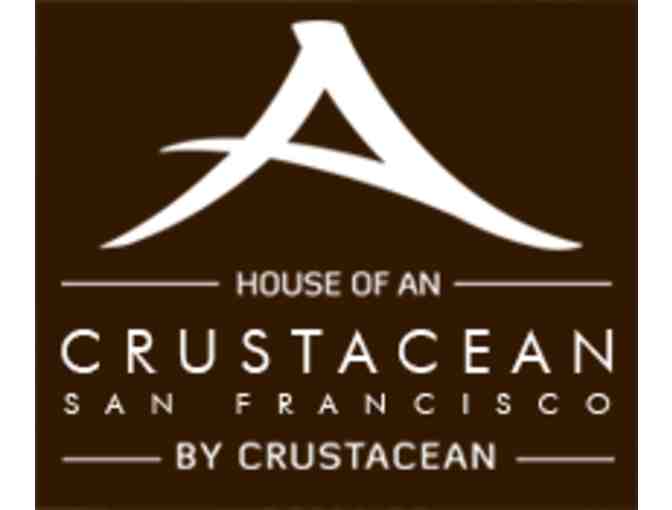 $150 gift certificate to Crustacean Restaurant