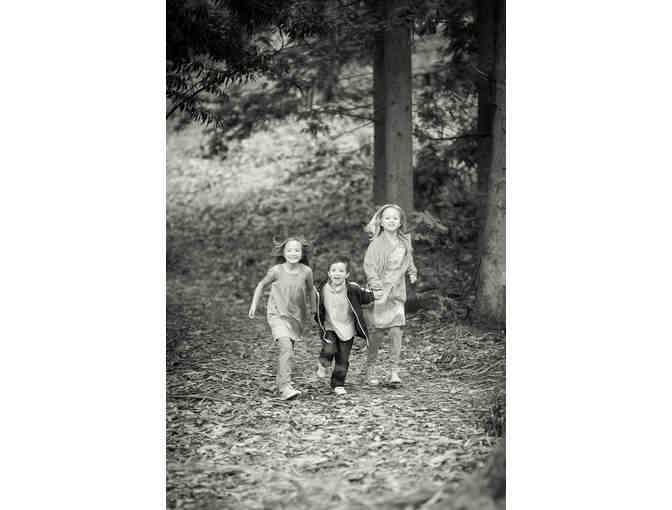 One Family Photography Portrait Session and a Black and White Hand Printed Photograph
