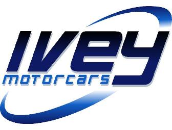 Ivey Motorcars Tire Certificate