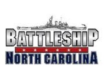 Battleship North Carolina 4 Admissions Passes