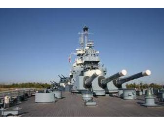 Battleship North Carolina 4 Admissions Passes