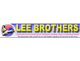 Lee Brothers One Month Tae Kwon Do Membership, Uniform & Application Fee
