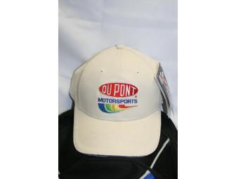 DuPont Motorsports Hat and Book Bag