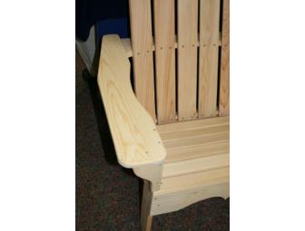 Handmade Cypress Adirondack Chairs & Table Set