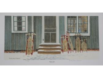 'Winter Series' Winter's Play Print by Timothy Wayne Shepherd