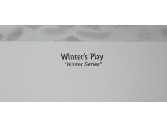 'Winter Series' Winter's Play Print by Timothy Wayne Shepherd