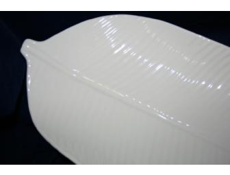Broad Leaf Ivory Platter