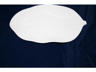 Broad Leaf Ivory Platter