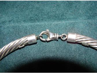 Sterling Silver & 14K Gold Necklace