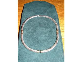 Sterling Silver & 14K Gold Necklace