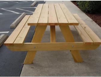 Picnic Table Made by Living Free Ministries