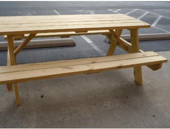 Picnic Table Made by Living Free Ministries