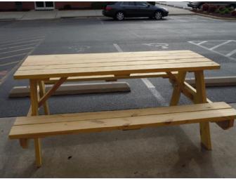 Picnic Table Made by Living Free Ministries