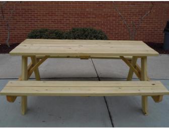 Picnic Table Made by Living Free Ministries