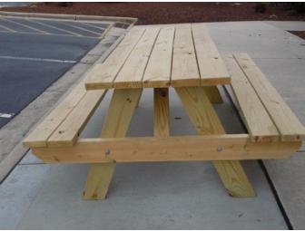 Picnic Table Made by Living Free Ministries