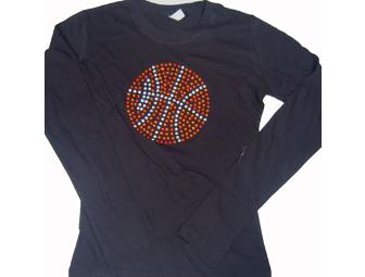 Rhinestone Basketball T-Shirt from A Posh Shoppe