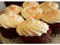 1 Dozen Award-winning Red Velvet Cupcakes by JohnnyBakes