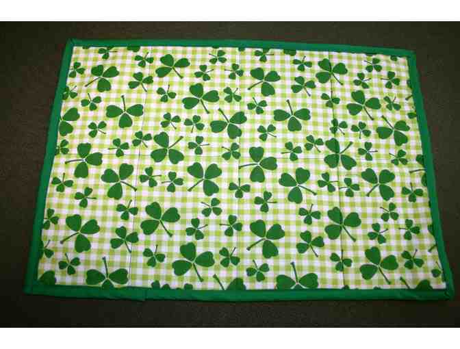 Handmade St. Patrick's Day Placemats (Set of 6)