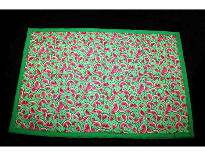 Hand Made Watermelon Placemats (Set of 8)