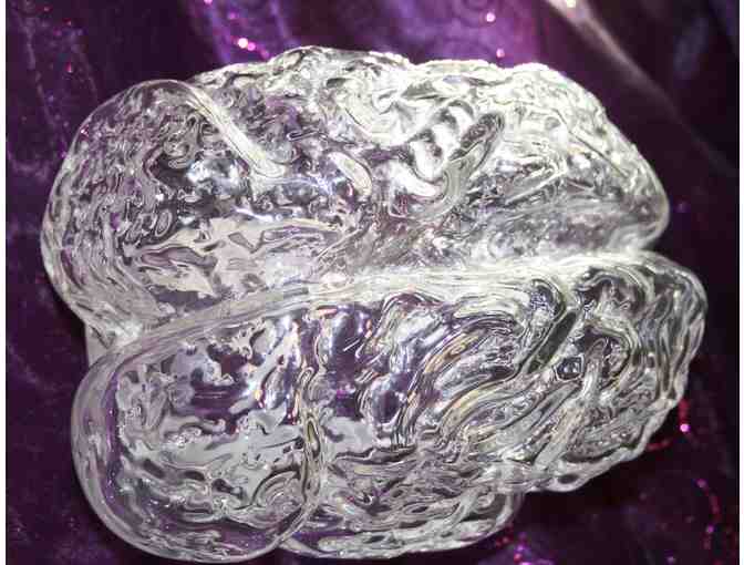 Larger than Life Glass Brain Sculpture