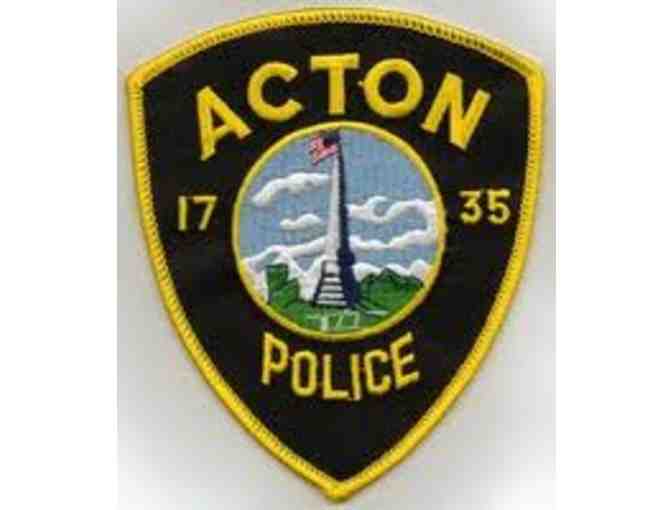 Police Ride To School !! - Acton MA