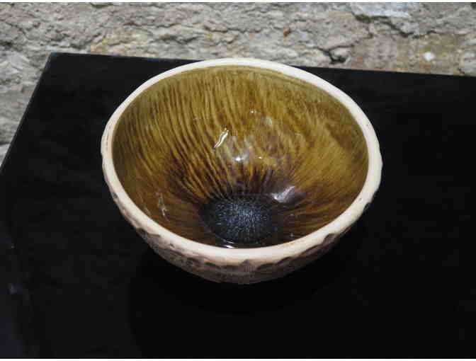 Handmade ceramic coral bowl by Brad Menninga