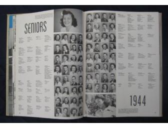 1944 Cal Yearbook, White Axe Scarf, and Big Game Tie