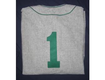 Ebbets Field, Denver White Elephants Flannel Jersey Size L