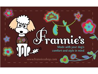 Gift certificate for one Frannie's small dog harness