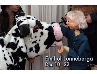 Gift Certificate for Four (4) Tickets (2 adult, 2 children) to see Emil of Lonneberga