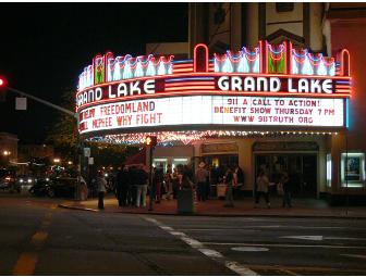 Two (2) Grand Lake Theatre Movie Passes