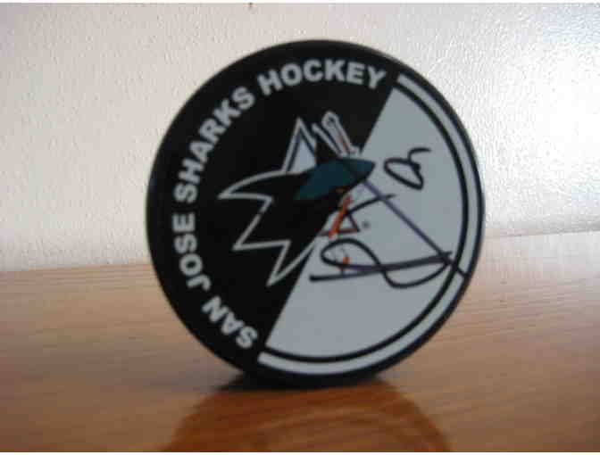San Jose Sharks Autographed Hockey Puck