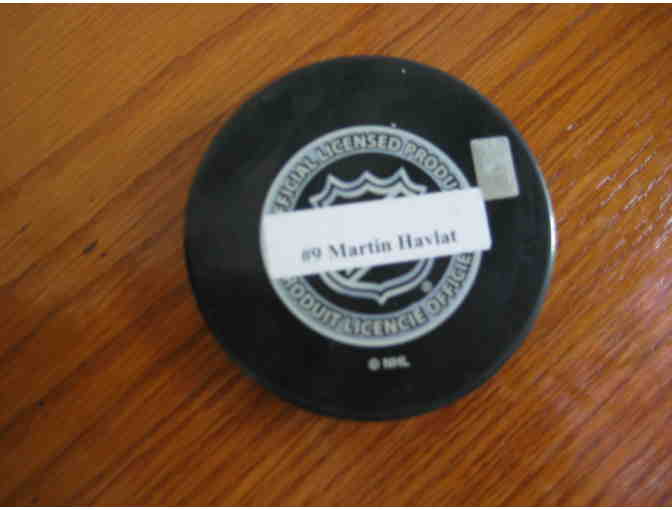 San Jose Sharks Autographed Hockey Puck