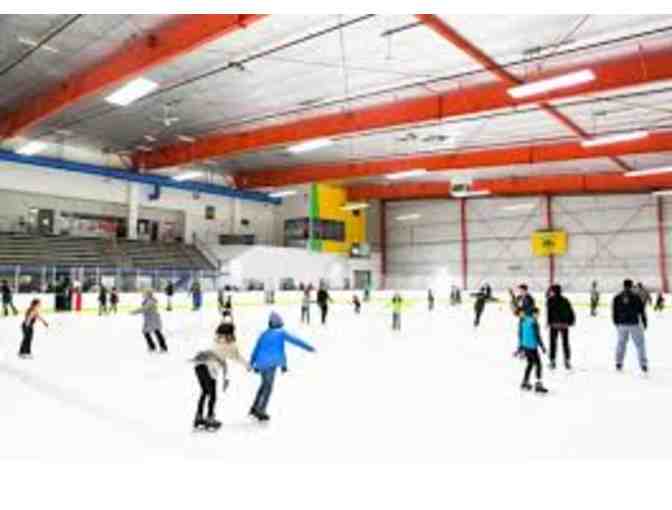 Shark Ice and Oakland Ice Center- Family Fun Pack (4 Admissions and Skate Rentals)