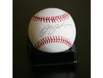 Autographed Baseball by Pitcher Josh Johnson