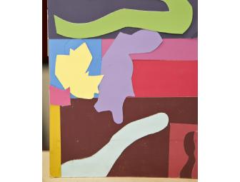 Fourth Grade Matisse Paper Cut Out Sculpture