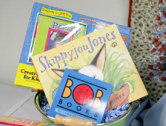 Boys toys, games, & books - Preschool 4 morning class basket