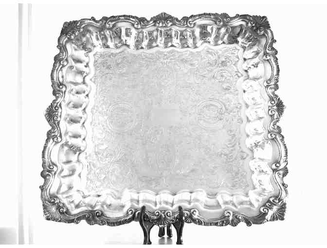 Walllace Silver-plated footed Tray - PRICE REDUCED!