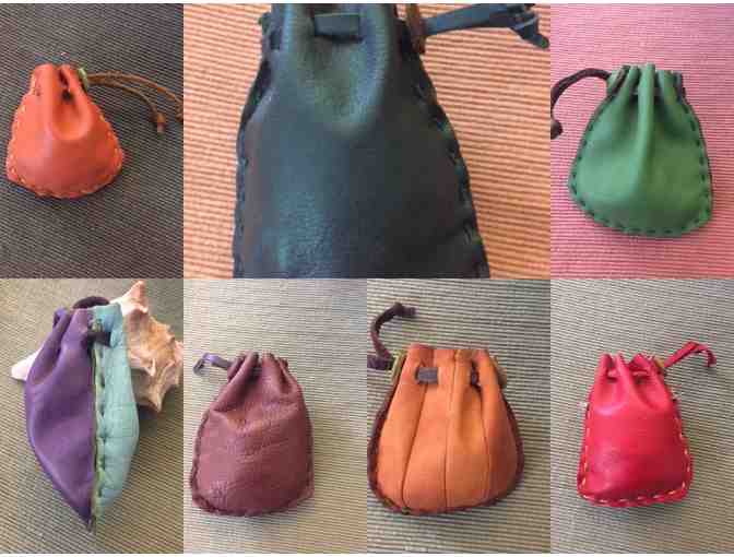 Hand Crafted Leather Pouches - choose one!