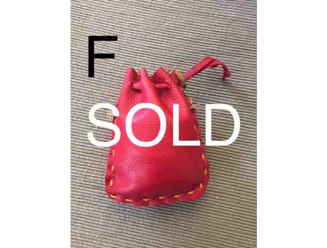 Hand Crafted Leather Pouches - choose one!