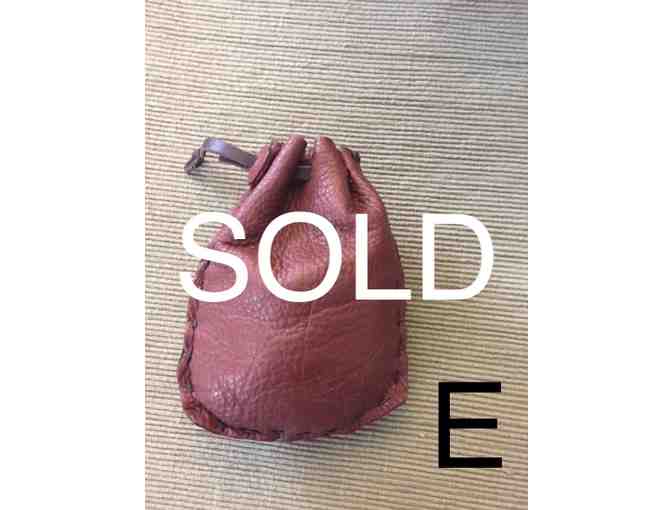 Hand Crafted Leather Pouches - choose one!