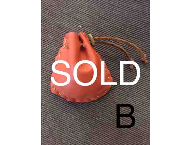 Hand Crafted Leather Pouches - choose one!