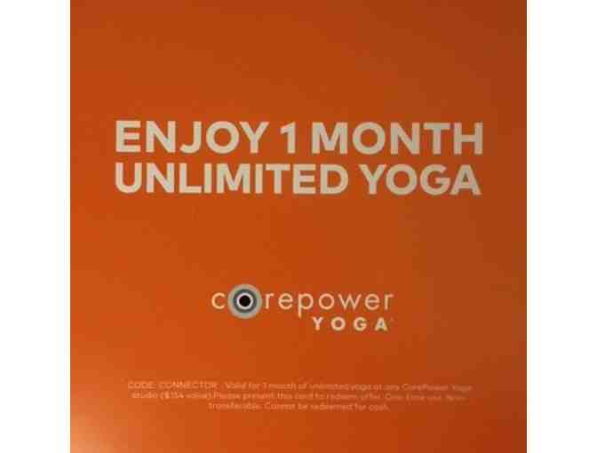 One month of Unlimited Yoga at Core Power Studios